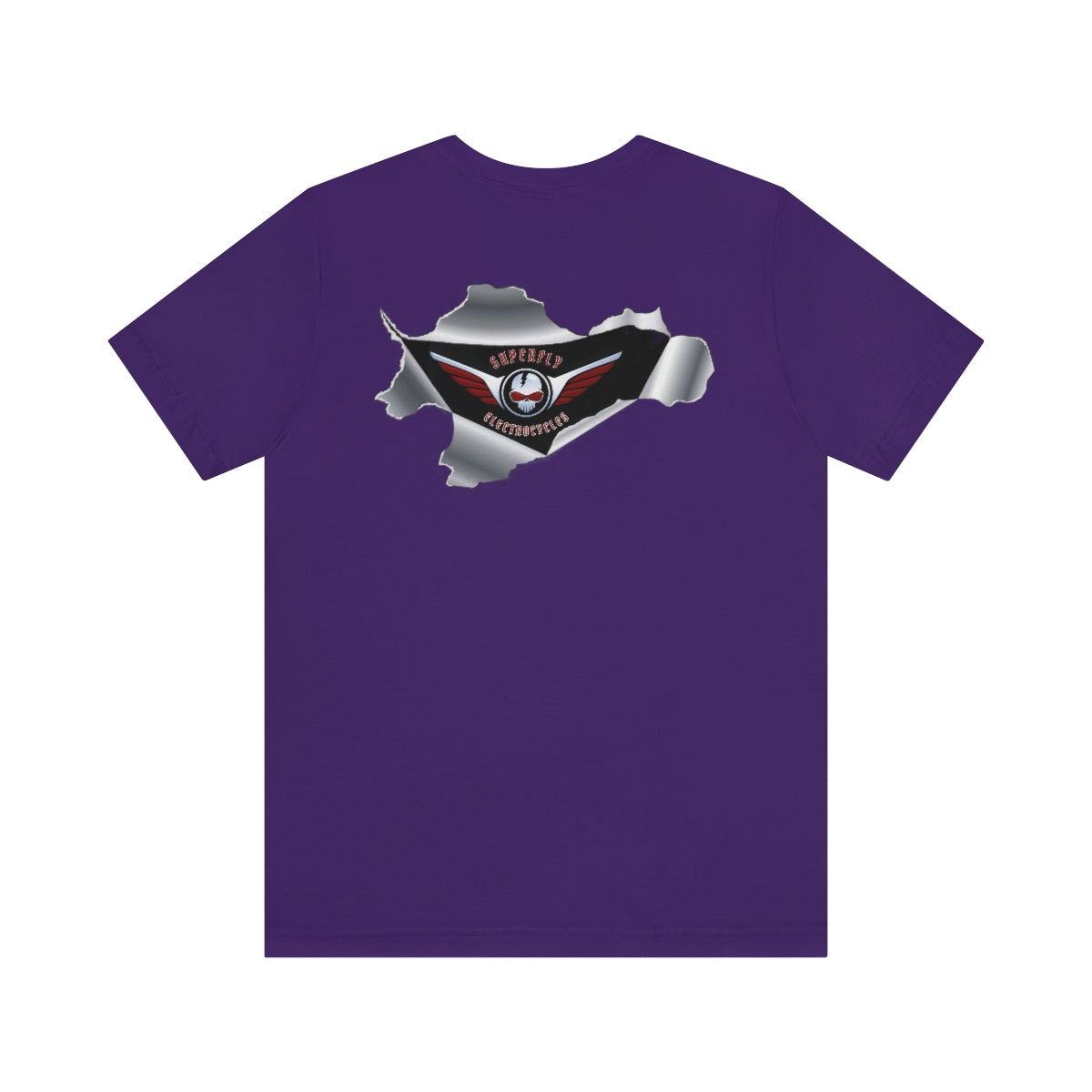 Official Superfly Electrocycle Shop Tee Shirt (F/B Print)- Unisex Jersey Short Sleeve Tee