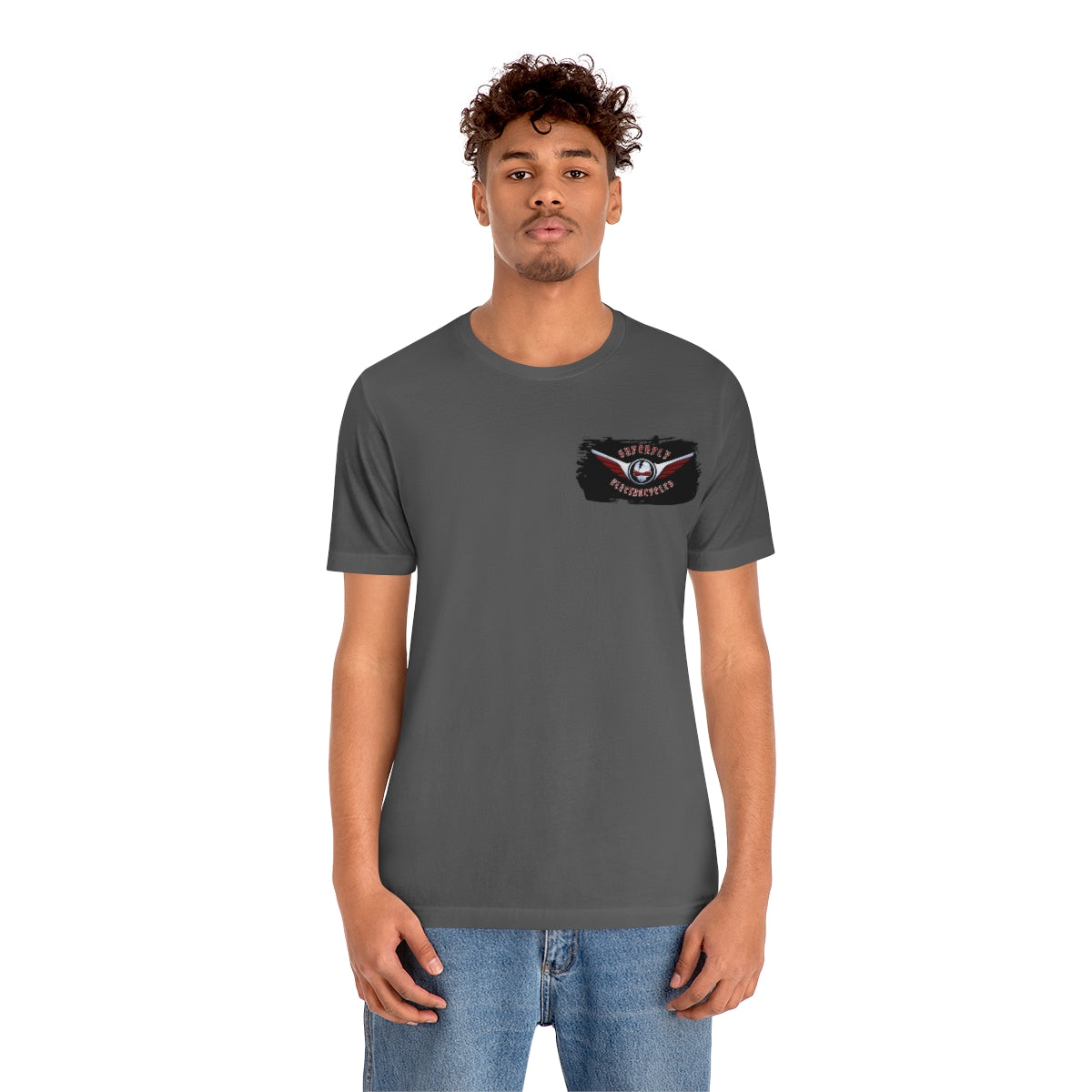 Official Superfly Electrocycle Shop Tee Shirt (F/B Print)- Unisex Jersey Short Sleeve Tee