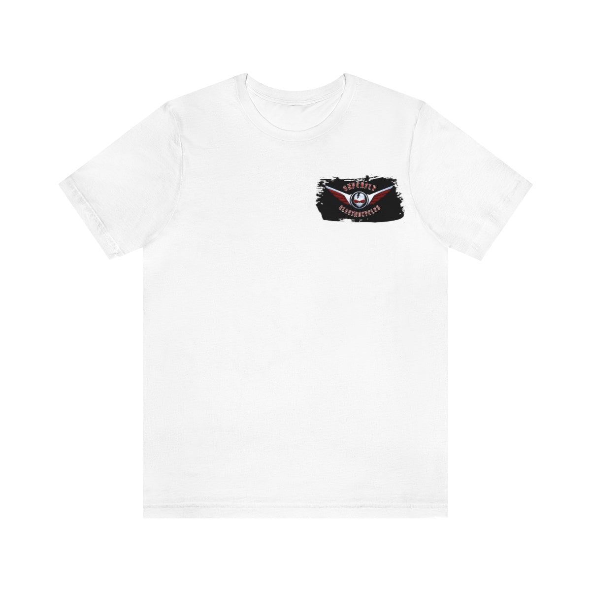Official Superfly Electrocycle Shop Tee Shirt (F/B Print)- Unisex Jersey Short Sleeve Tee