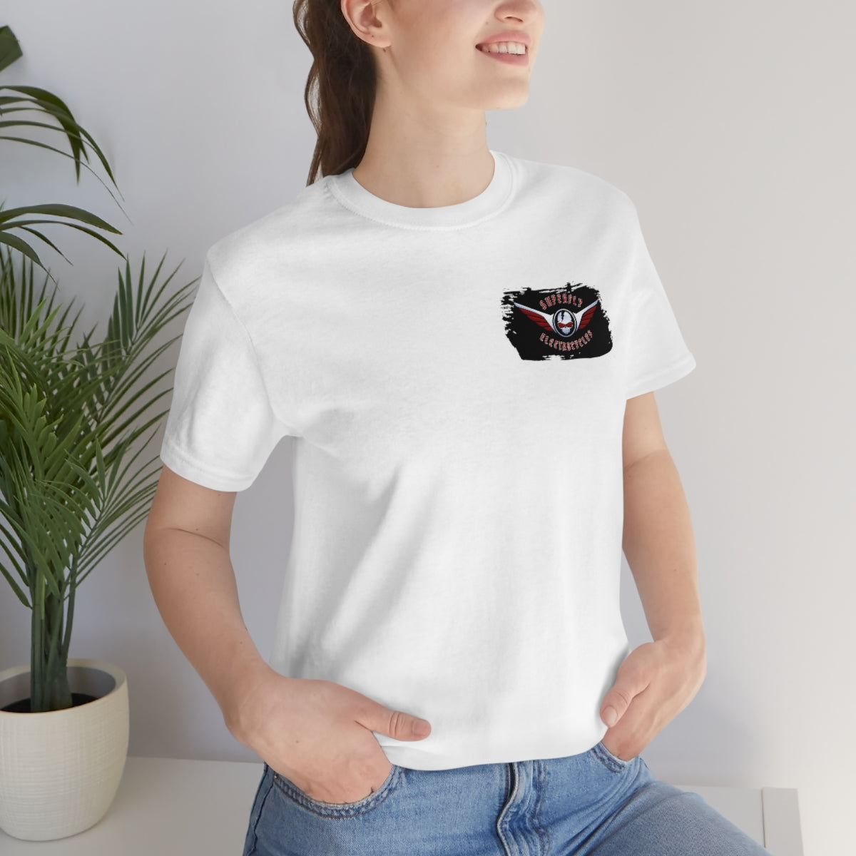 Official Superfly Electrocycle Shop Tee Shirt (F/B Print)- Unisex Jersey Short Sleeve Tee