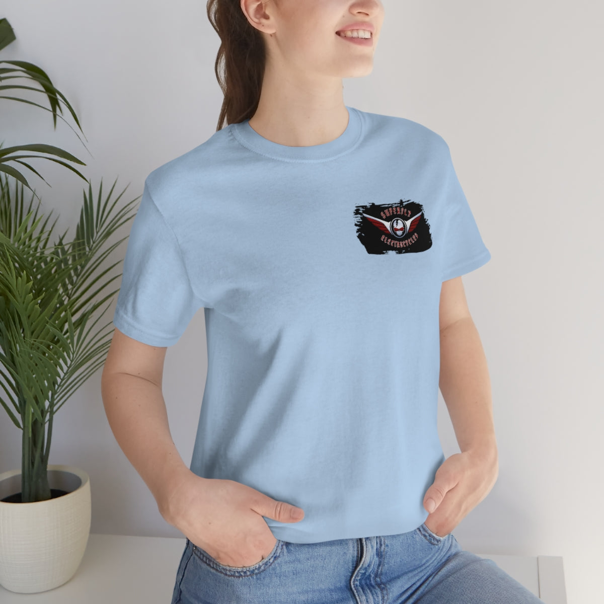 Official Superfly Electrocycle Shop Tee Shirt (F/B Print)- Unisex Jersey Short Sleeve Tee