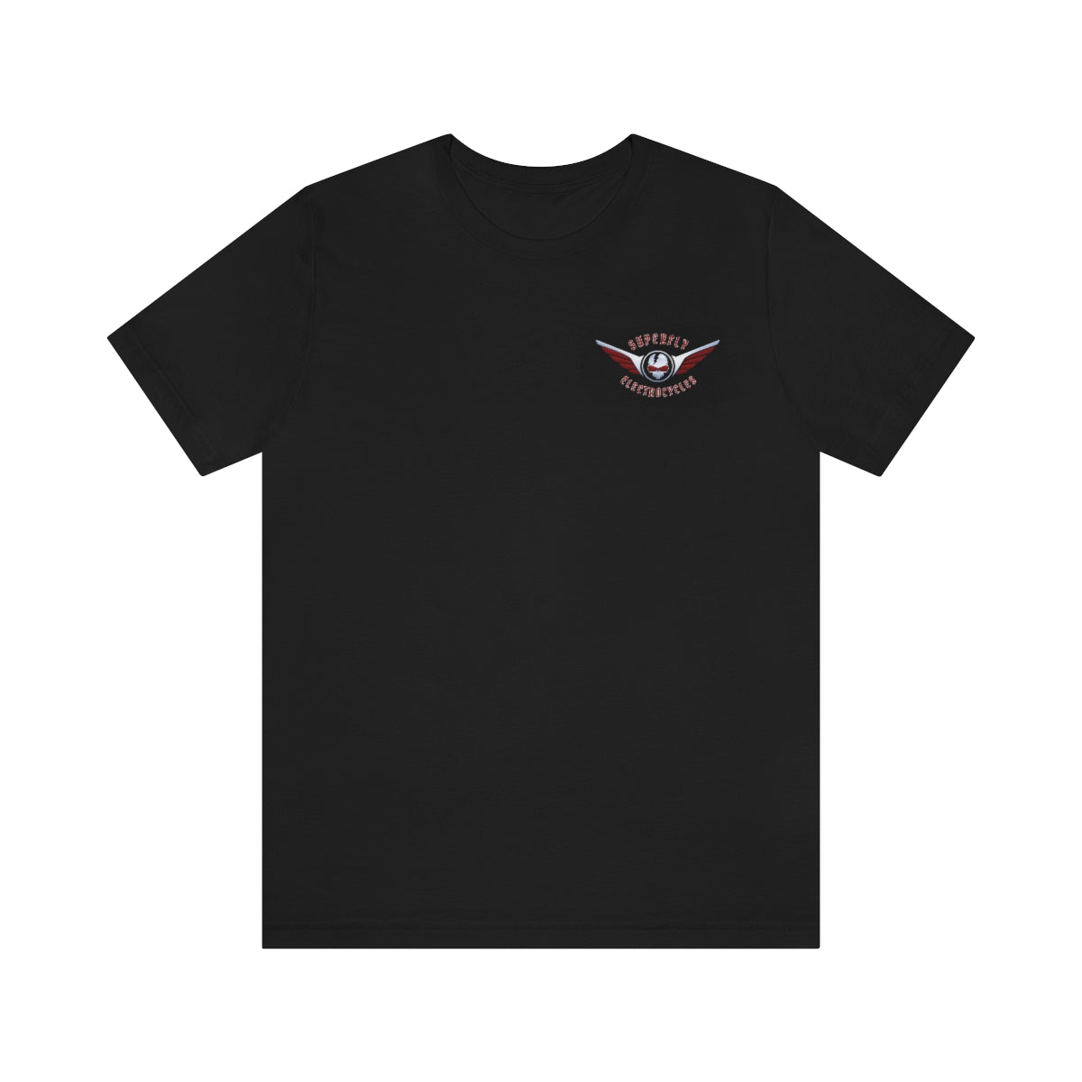 Official Superfly Electrocycle Shop Tee Shirt (F/B Print)- Unisex Jersey Short Sleeve Tee