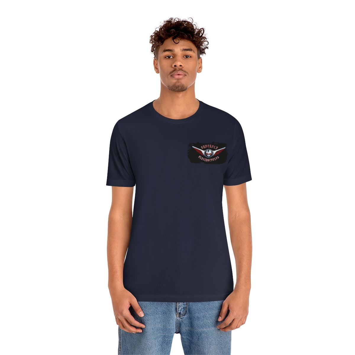 Official Superfly Electrocycle Shop Tee Shirt (F/B Print)- Unisex Jersey Short Sleeve Tee