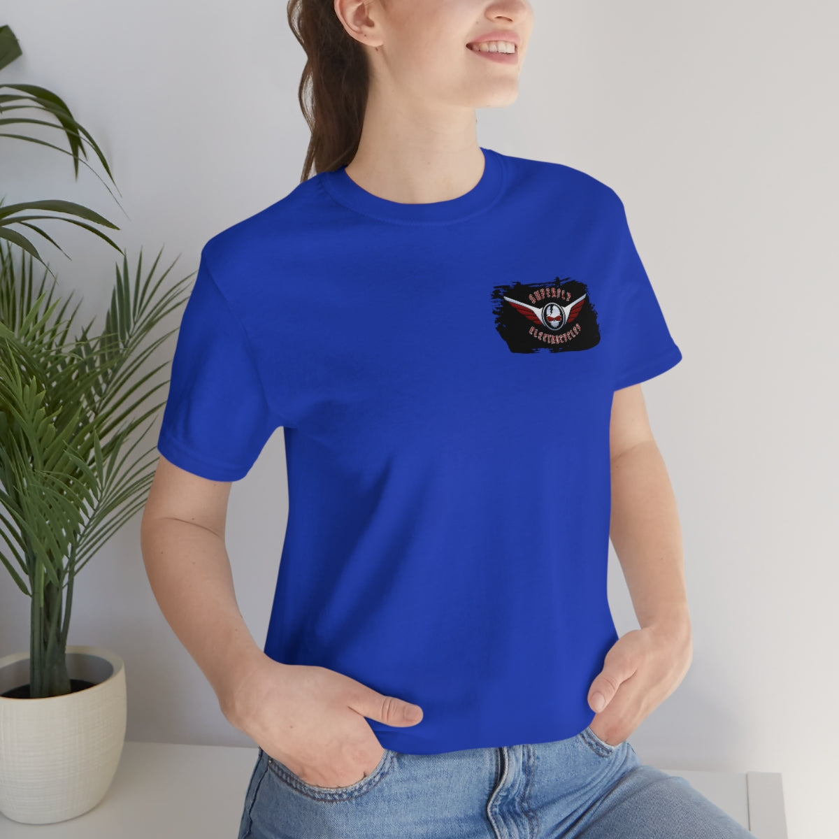 Official Superfly Electrocycle Shop Tee Shirt (F/B Print)- Unisex Jersey Short Sleeve Tee