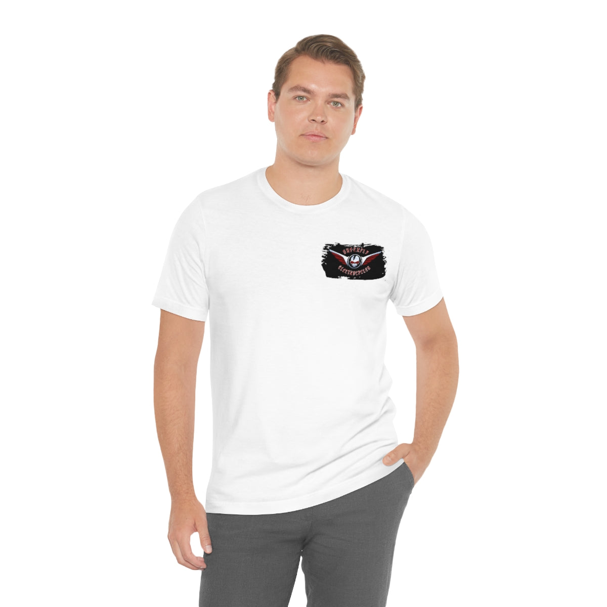 Official Superfly Electrocycle Shop Tee Shirt (F/B Print)- Unisex Jersey Short Sleeve Tee