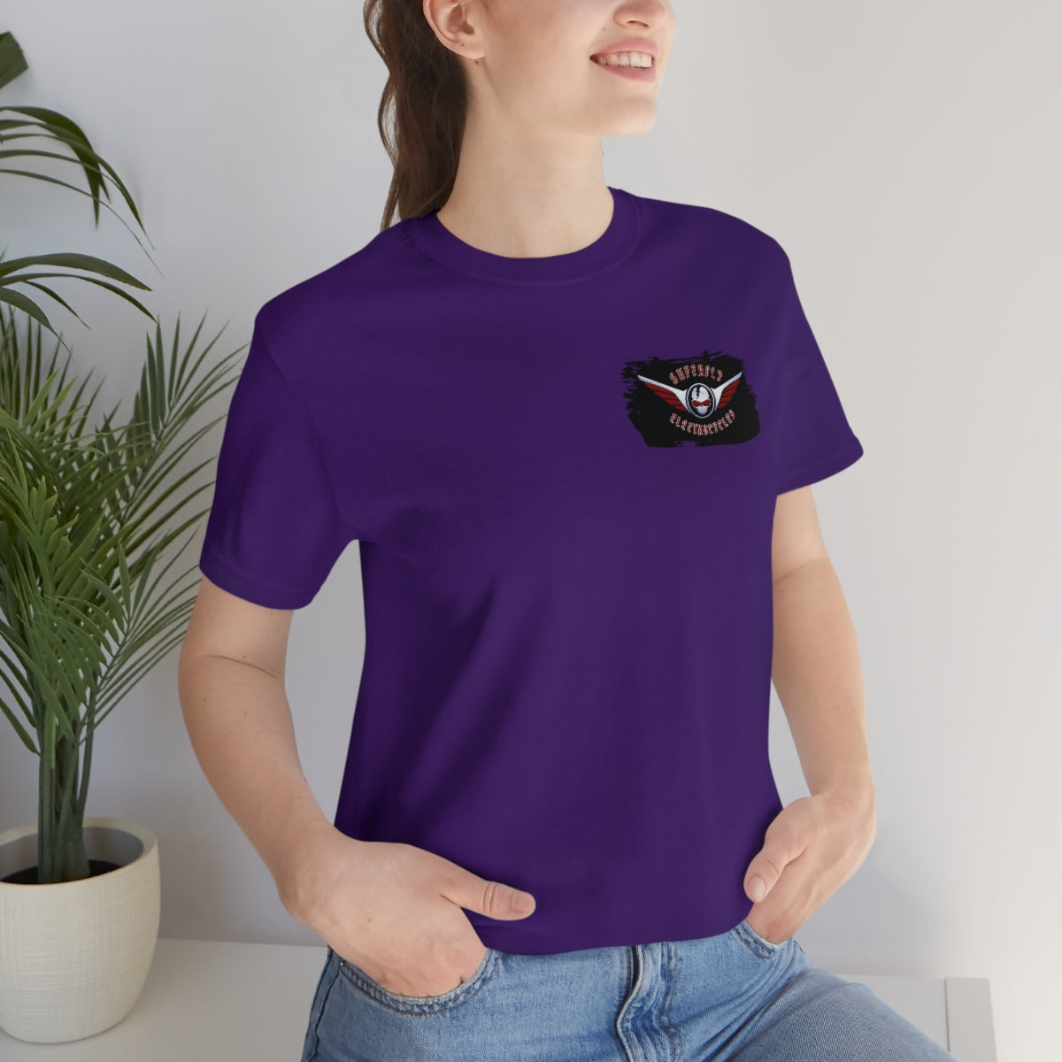 Official Superfly Electrocycle Shop Tee Shirt (F/B Print)- Unisex Jersey Short Sleeve Tee