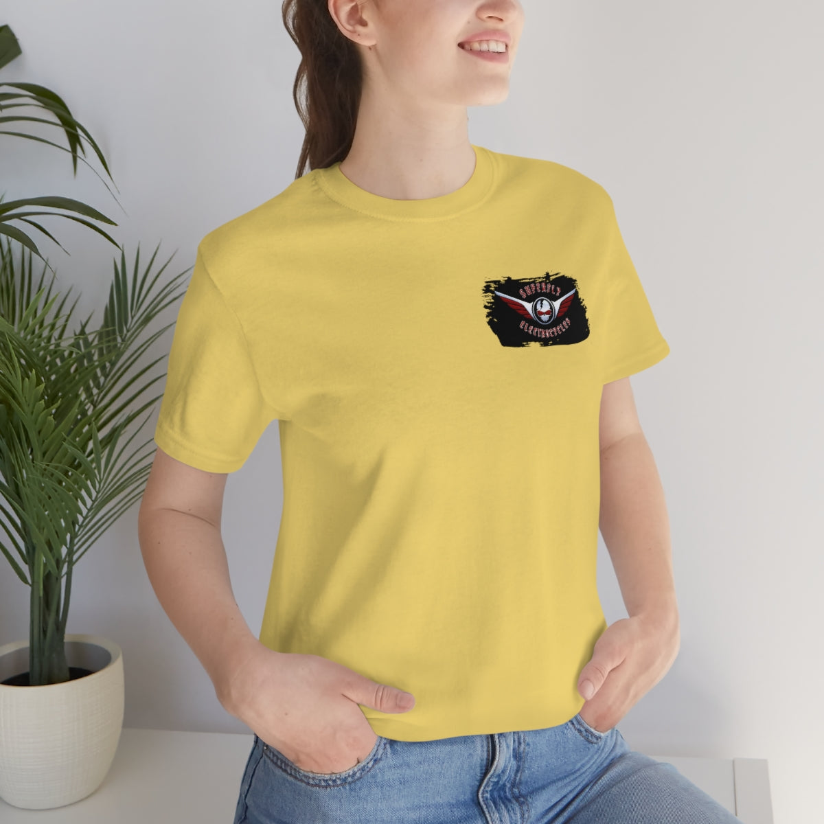 Official Superfly Electrocycle Shop Tee Shirt (F/B Print)- Unisex Jersey Short Sleeve Tee