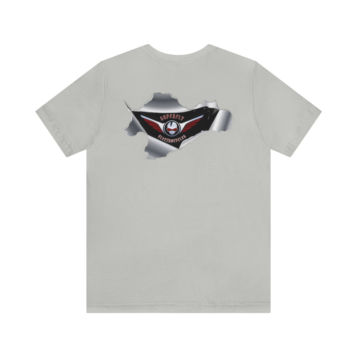 Official Superfly Electrocycle Shop Tee Shirt (F/B Print)- Unisex Jersey Short Sleeve Tee