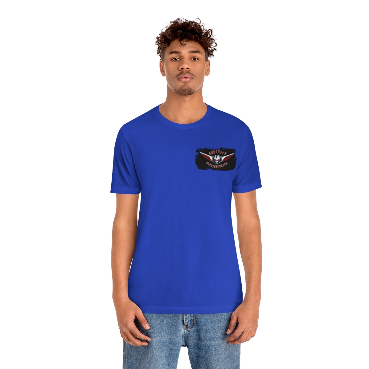 Official Superfly Electrocycle Shop Tee Shirt (F/B Print)- Unisex Jersey Short Sleeve Tee