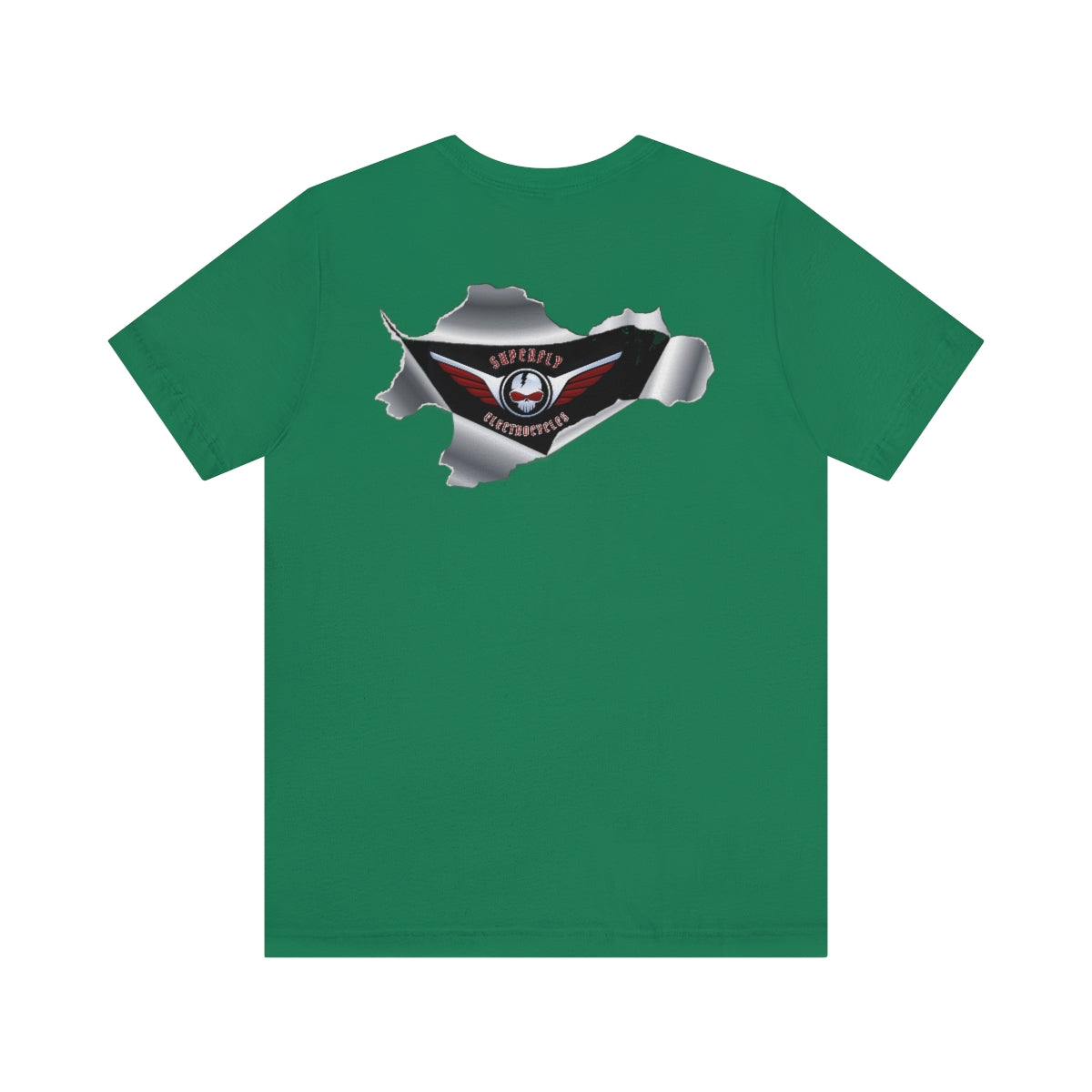 Official Superfly Electrocycle Shop Tee Shirt (F/B Print)- Unisex Jersey Short Sleeve Tee