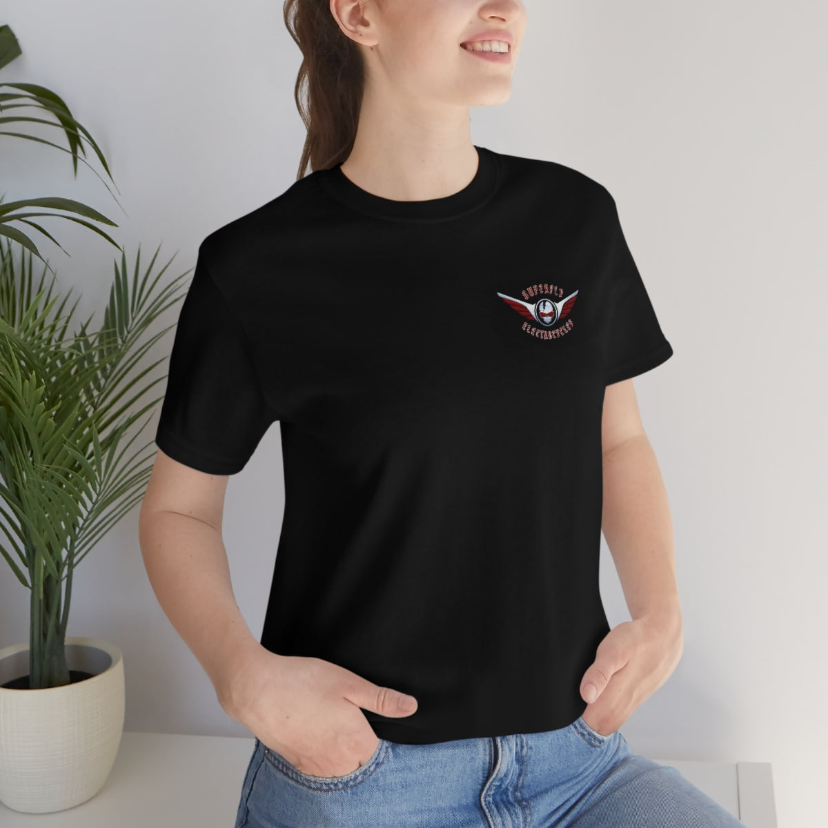 Official Superfly Electrocycle Shop Tee Shirt (F/B Print)- Unisex Jersey Short Sleeve Tee