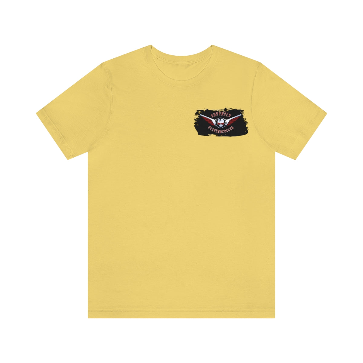 Official Superfly Electrocycle Shop Tee Shirt (F/B Print)- Unisex Jersey Short Sleeve Tee