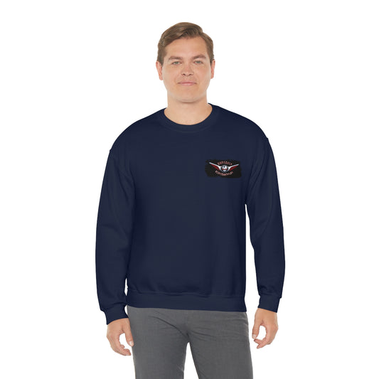 OFFICIAL Superfly ElectroCycles Shop Heavy Blend Sweatshirt (Gildan)- (F/B Print)